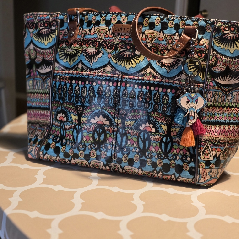 Eight Sakroots Bags. Totes, Crossbodies And Wallets.
